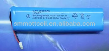 6.4V 2800mAh Lifepo4 소비자 전자 배터리 태양광에 재충전 4