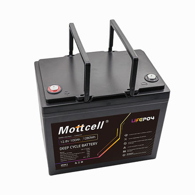 용량 라이프포4 재충전 12V 배터리 - 100Ah IP67 보호 가벼운 ABS/PVC 케이스