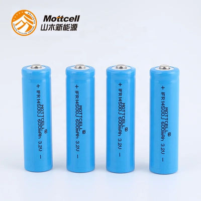 3.2V 600mAh 재충전 가능한 실린더 리?? 배터리 IFR 14500 전기 치주용